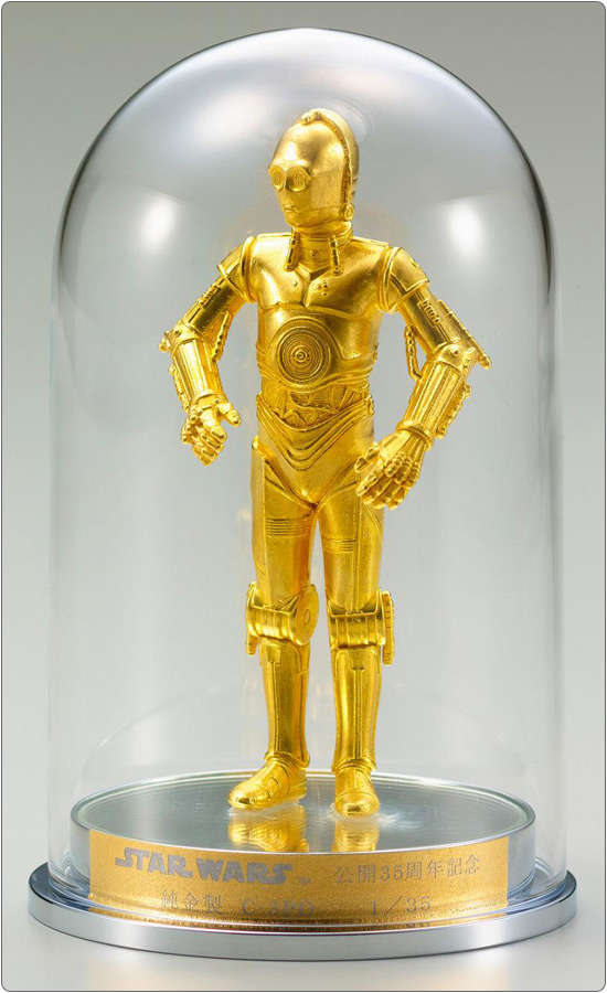 スター・ウォーズ公開35周年記念 純金製C-3PO & 純銀製R2-D2