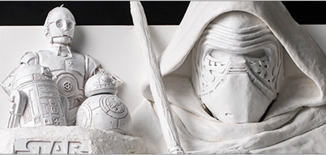 第68回さっぽろ雪まつり スター・ウォーズ大雪像