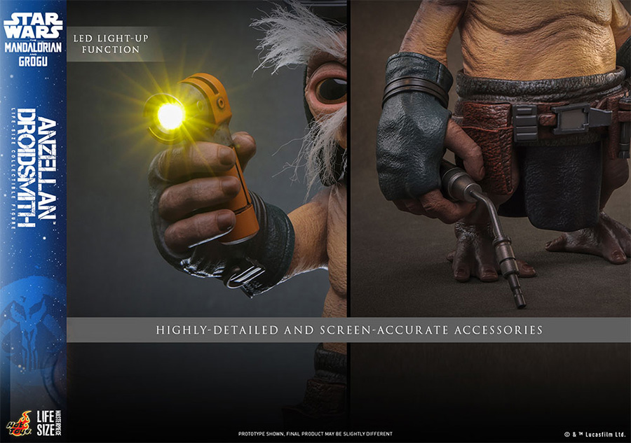 ライフサイズ・マスターピース スター・ウォーズ／マンダロリアン・アンド・グローグー「アンゼラ人（ドロイド修理屋）」