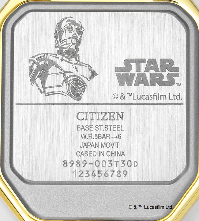 シチズン レコードレーベル サーモセンサー スター・ウォーズ C-3PO