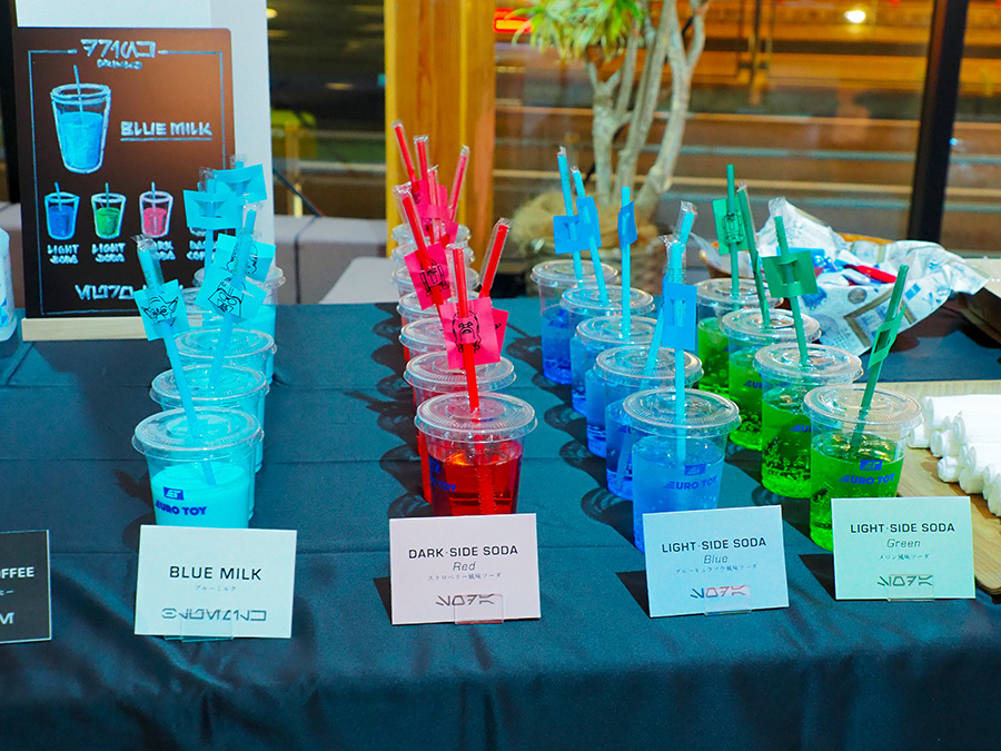 「EURO-TOY STAR NIGHT」ウェルカムドリンク