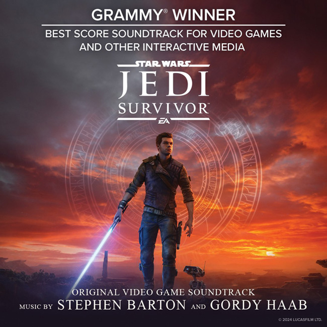 STAR WARS ジェダイ：サバイバー 第66回グラミー賞 最優秀ビデオゲームサウンドトラックを受賞