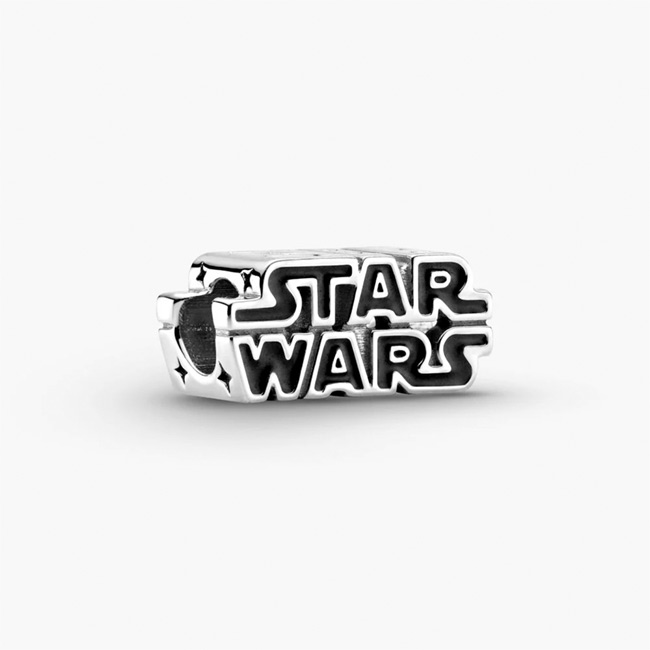 Star Wars x Pandora Silver 3D Logo Charm