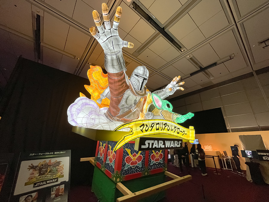 マンダロリアンとグローグーの巨大ねぶた