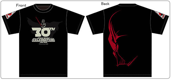 スター・ウォーズ セレブレーション ジャパン ダース・ベイダー 30周年記念 Tシャツ 黒