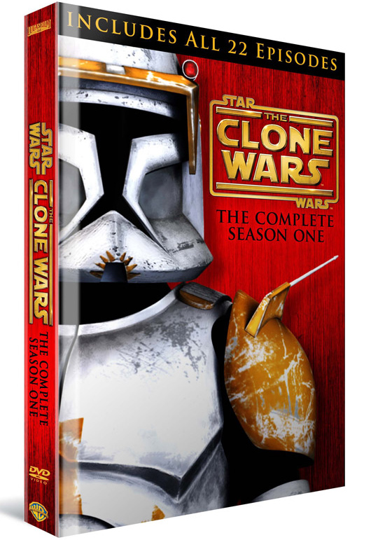 Star Wars The Clone Wars The Complete Season One on DVD and Blu-Ray