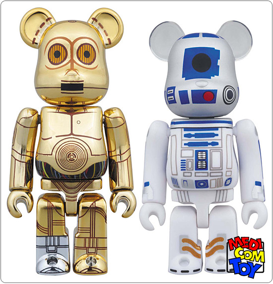 メディコムトイ ベアブリック C-3PO & R2-D2 2PACK