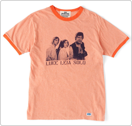 STAR WARS × EDWIN LUKE LEIA SOLO TEE