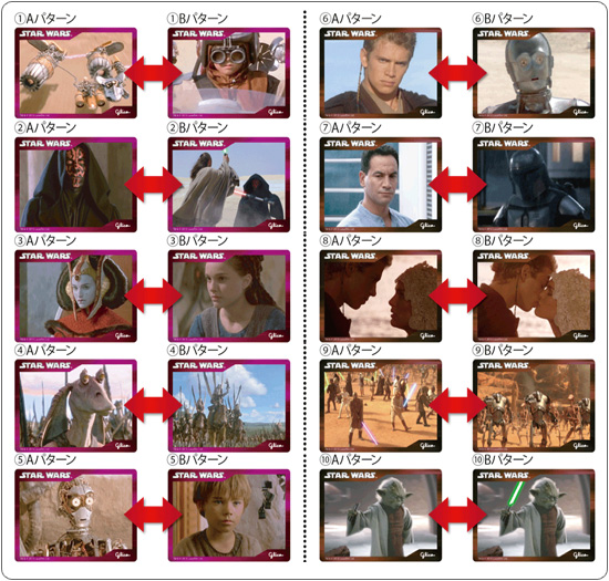 グリコ × スター・ウォーズ スリーエフ限定チェンジングカード