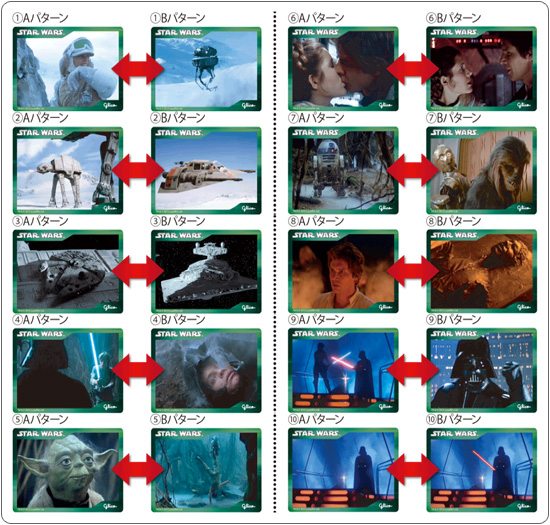 グリコ × スター・ウォーズ ファミリーマート限定チェンジングカード