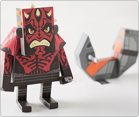 スター・ウォーズ コラボペーパートイ ダース・モール