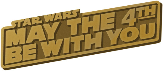 MAY THE 4TH BE WITH YOU ピンバッチ