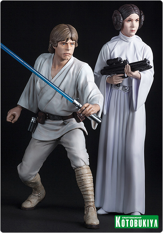 コトブキヤ ARTFX＋ ルーク・スカイウォーカー & レイア姫