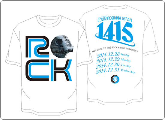 COUNTDOWN JAPAN 14/15 STAR WARS スペシャルTシャツ デス・スター