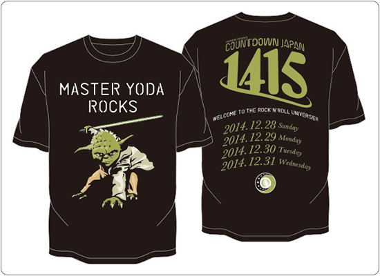COUNTDOWN JAPAN 14/15 STAR WARS スペシャルTシャツ ヨーダ