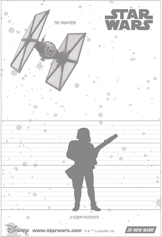 3Dポストカード スター・ウォーズ／フォースの覚醒