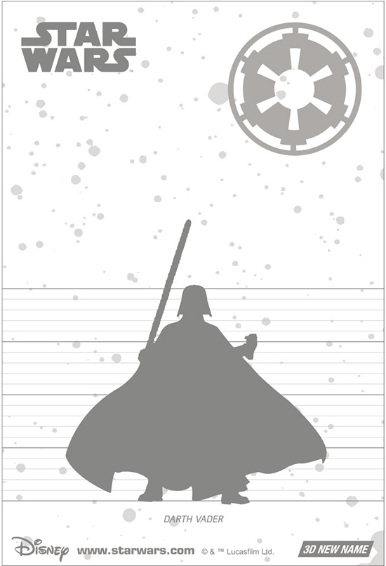 3Dポストカード スター・ウォーズ／フォースの覚醒