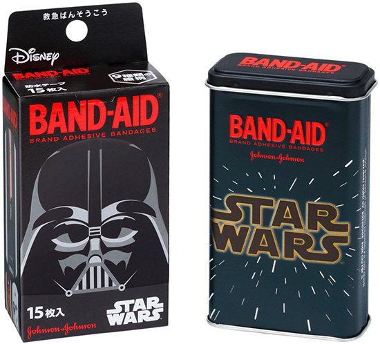 Amazon限定コレクターズ缶付き バンドエイド 救急絆創膏 スター・ウォーズ