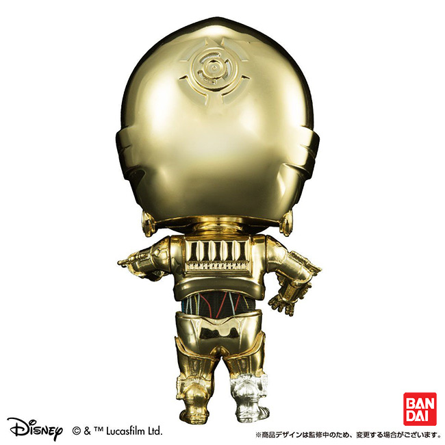 Qドロイド スター・ウォーズ C-3PO & R2-D2 映画公開記念 メッキカラーver.